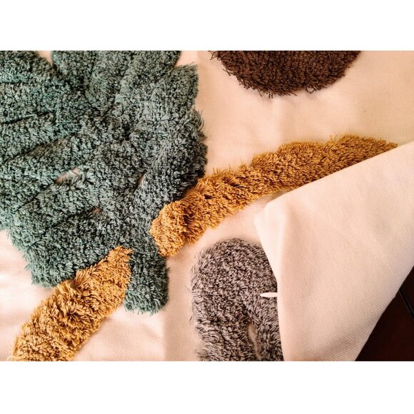 Modern Boho Throw Pillow Cover Decorative Case Accent Leaf Abstract Decor 12x20 - Picture 7 of 11